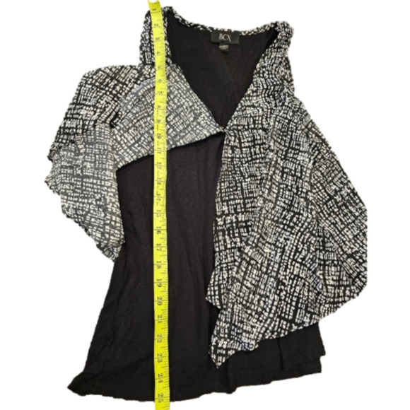 BCX Sleeveless Open Flap Front And Back Blouse With Built-in Cami Size XL - Picture 7 of 9